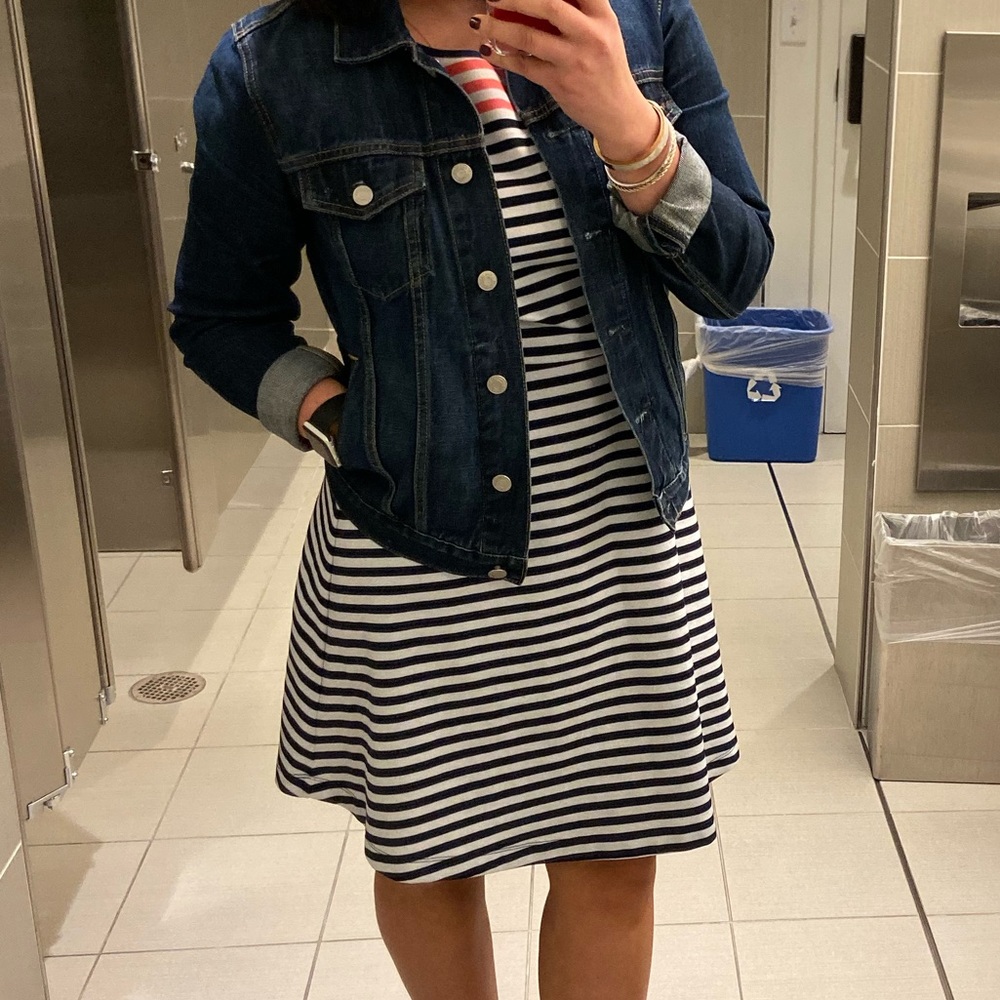 Stripe Draper James dress